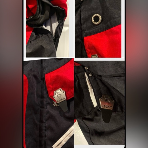 Vintage Spider Dermizax
Jacket Men's size S Black and Red with zip hood - Picture 16 of 17